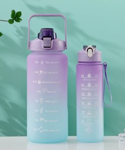 Motivational Water Bottle Combo
